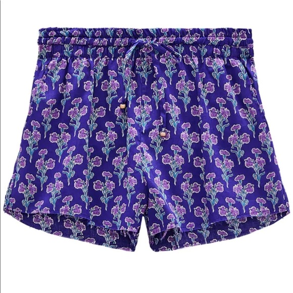 ZARA Floral Print Shorts - Picture 4 of 4